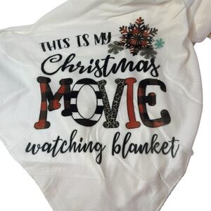 Custom Made Christmas Movie Watching Blanket